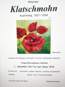 Info Flyer zur Malgruppe Klatschmohn 2017 2018